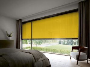 Sonnenschutz, Schlafzimmer, Gardinen, Jalousie, Reil Raumausstattung